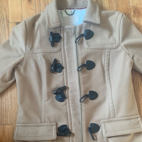 Banana Republic Camel Wool Coat Italian Fabric - Picture 2 of 5